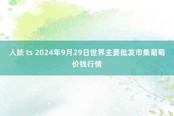 人妖 ts 2024年9月29日世界主要批发市集葡萄价钱行情