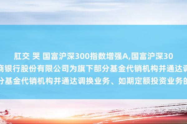 肛交 哭 国富沪深300指数增强A，国富沪深300指数增强C: 对于加多招商银行股份有限公司为旗下部分基金代销机构并通达调换业务、如期定额投资业务的公告