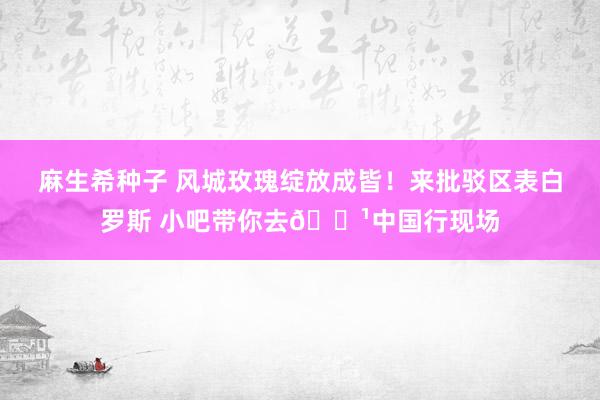 麻生希种子 风城玫瑰绽放成皆！来批驳区表白罗斯 小吧带你去🌹中国行现场